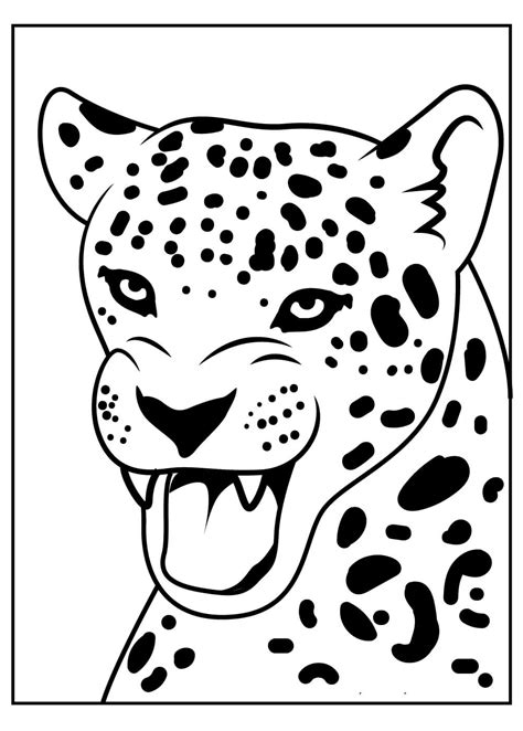Jaguar Reclinable Para Colorear Imprimir E Dibujar Dibujos Colorearcom