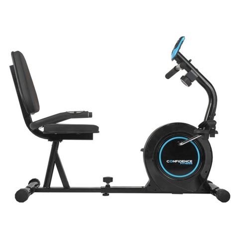 Recumbent bikes are not particularly stylish. Confidence Fitness Magnetic Recumbent Exercise Bike with ...