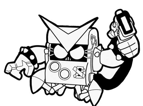 8 Bit Coloring Pages From Brawl Stars Print For Free