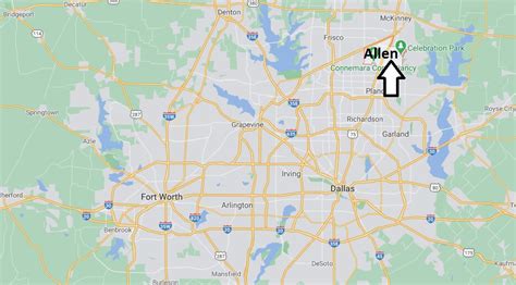 Where Is Allen Texas What County Is Allen Tx In Where Is Map