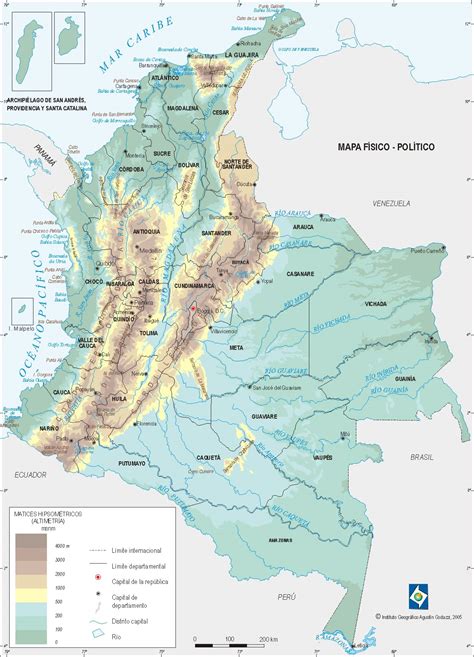 Hidrografía Geografía Información General Colombia Info