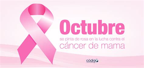 octubre se pinta de rosa en la lucha contra el cáncer de mama código f