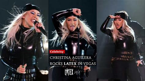 Christina Aguilera Rocks Latex For Las Vegas Opening Latex247