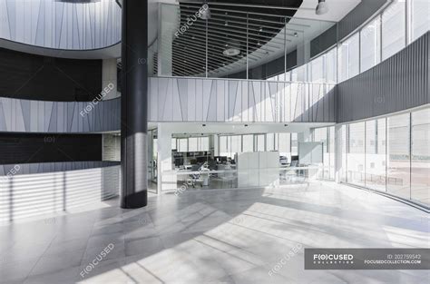 Modern Architectural Office Lobby Interior — Copy Space Architecture