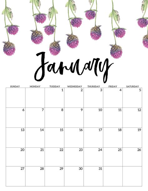 January 2020 Calendar Wallpapers Wallpaper Cave