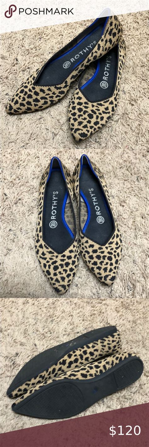 Like New Leopard Rothys Pointed Toe Flats Pointed Toe Flats Rothys