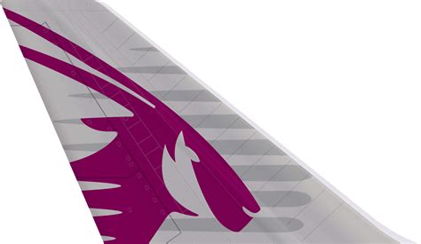 Qatar Airways Tail Logo Png Download Airplane Tails Clipart Large
