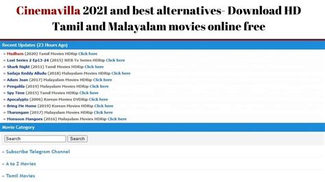 By using this online malayalam editor, you can type malayalam, this editor can be used both as google malayalam editor or varamozhi malayalam editor. Cinemavilla 2020 and best alternatives- Download HD Tamil ...