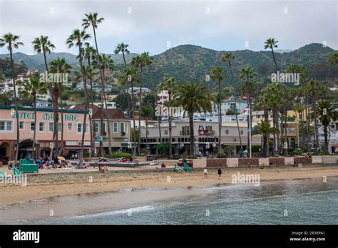The City Of Avalon Is The Main Population Center On Catalina Island Ca