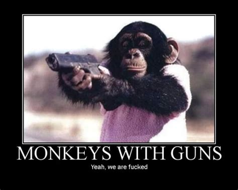 Demeur Monkeys With Guns