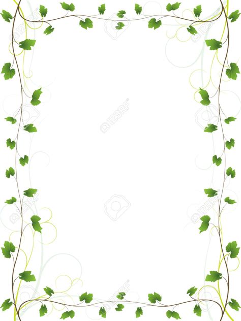 The Gallery For Vine Border Vector