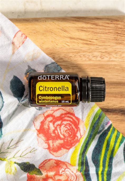 Citronella Oil Uses And Benefits Dōterra Essential Oils