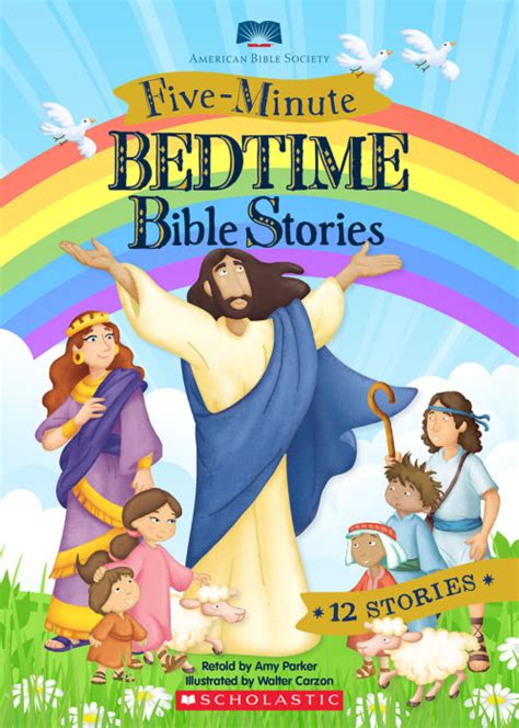 Five Minute Bedtime Bible Stories By Amy Parker Scholastic