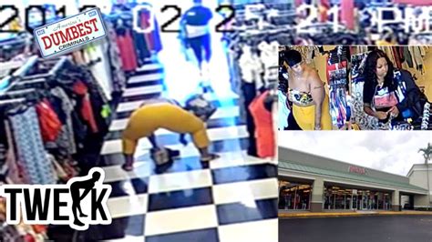 Florida Shoplifter Twerks At Security Camera Duo Wanted For Grand Theft Youtube