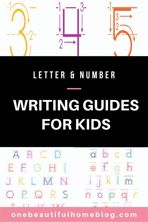 Preschool Writing Guides
