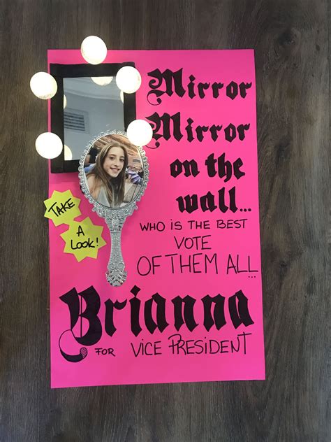 Campaign Posters Kampagne Student Council Brianna For Vp Board