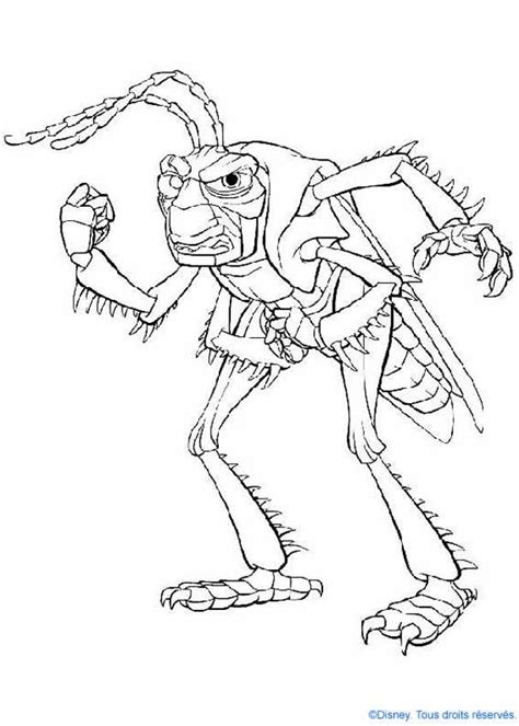 A bug's life coloring pages. A bug's life 18 coloring pages - Hellokids.com