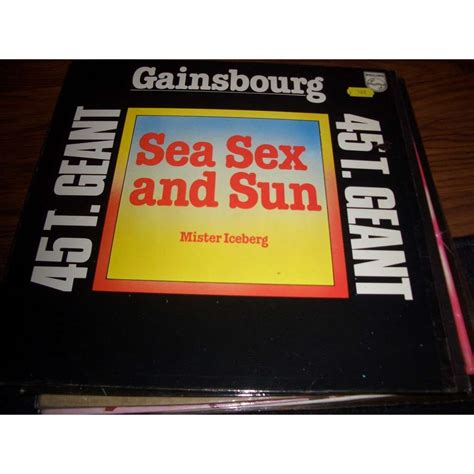 Sea Sex And Sun De Serge Gainsbourg Maxi 45t Chez Sousse Ref118870519