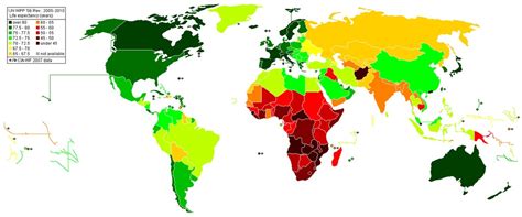 Map Shows Life Expectancy By Country