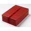 Red Large Luxury Folding Gift Boxes With Changeable Ribbon  Foldabox