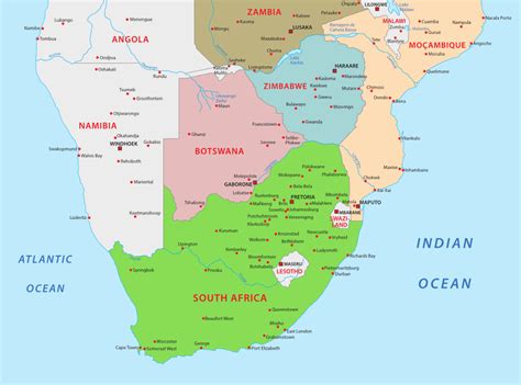 South Africa Map South Africa Map The Following Maps Were Produced