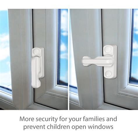 8pcs Upvc Window Security Locks Door Sash Jammer Safety Restrictor