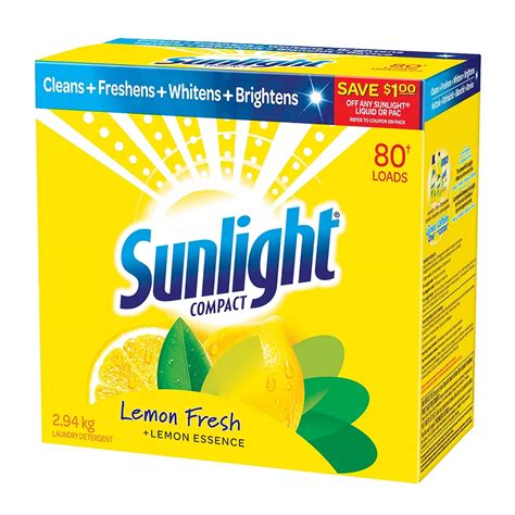 Sunlight Sunlight Detergent A Lessive Citron Frais 80wl Home Depot Canada