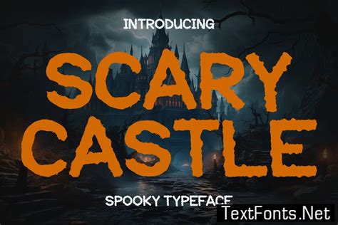 Scary Castle Spooky Typeface Md4l5ee