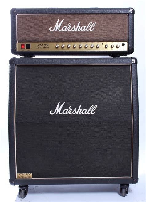 Marshall Jcm800 2205 Full Stack G12 65 Speakers 1986 Black Amp For Sale