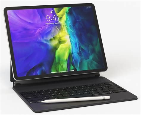 Apple Ipad Pro 2020 And Magic Keyboard With 3d Model