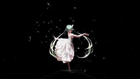 Hatsune Miku Dance With Flowers Live Wallpaper Wallpaperwaifu Live