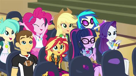 Image Chs Students Cheering For Fluttershy Cyoe2apng My Little