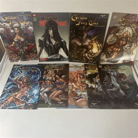 Grimm Fairy Tales Comic Book Lot Of Zenescope With Swimsuit Edition