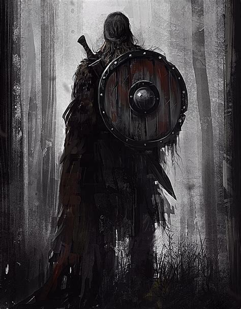 Original Art Vikings Viking Art Viking Warrior