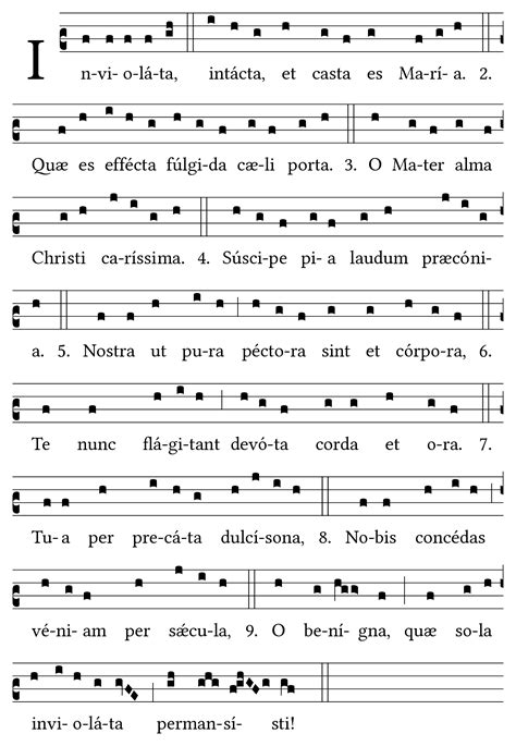 In part, and in whole. Inviolata (Prosa) | Cloud Hymnal