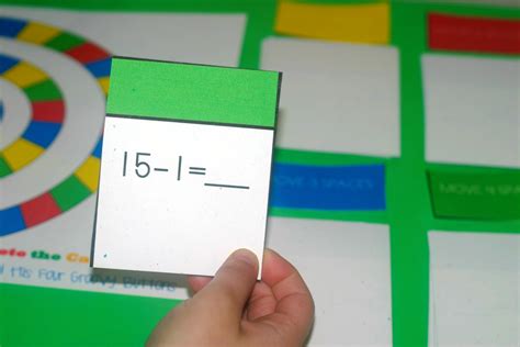 Find the answer on the game board and cover it with a counter. Printable Math Game for Kids