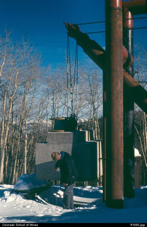 Counterweight Of Riblet Chair At Aspen Colorado