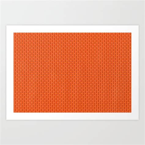 Orange Plastic Texture Background Art Print By Artphotographer Society6