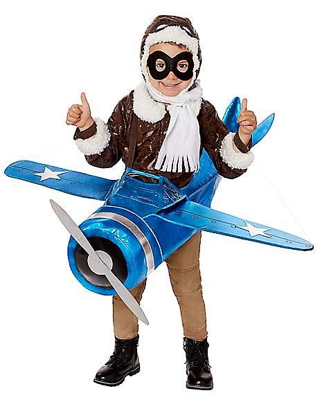 Toddler Ride Along Plane And Pilot Costume