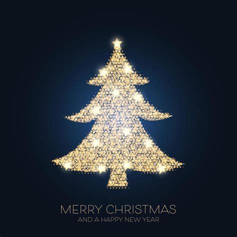 Sparkle Christmas Tree Design 1828487 Vector Art At Vecteezy