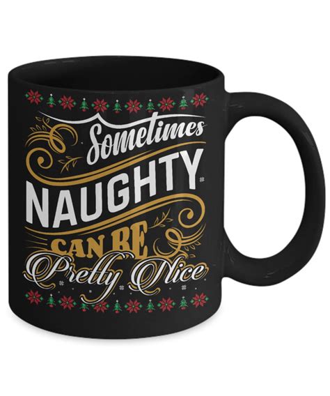 Funny Christmas Mug Naughty Or Nice Coffee Cup Fun Holiday Etsy