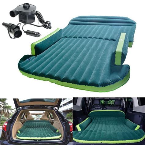 Heavy Duty Car Travel Air Inflatable Mattress Sleeping Bed Suv Back Seat Mat Suv Camping