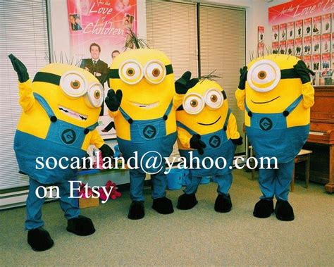 Kevin Stuartbob Mascot Costumes In Minions Movie 2015 Minions Cosplay