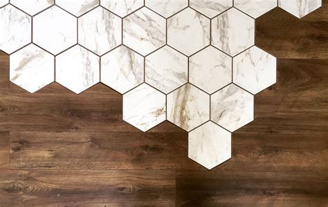 30 Hexagon Tile To Wood Floor