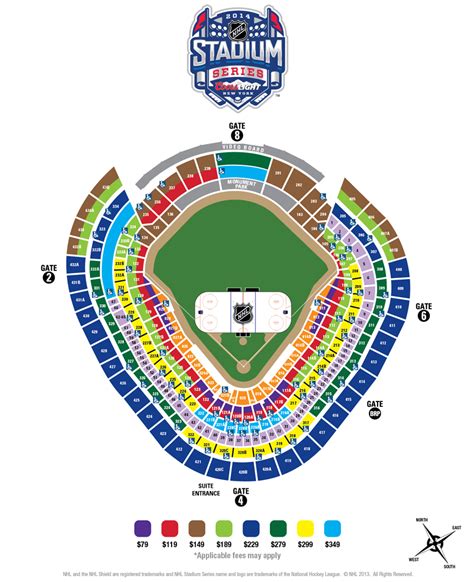 Nhl Stadium Series Seating Chart Ticket Prices Unveiled For Yankee