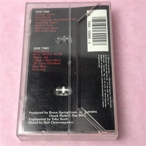 Bruce Springsteen Human Touch Cassette Tape. 1992... - Depop