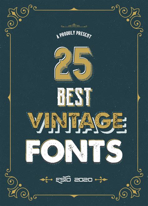 Best Vintage Fonts Fonts Graphic Design Junction