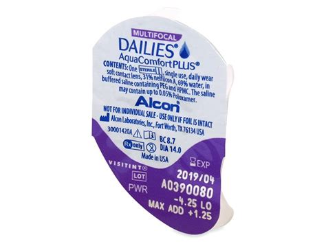 Dailies AquaComfort Plus Multifocal 30 Lenses Alensa UAE