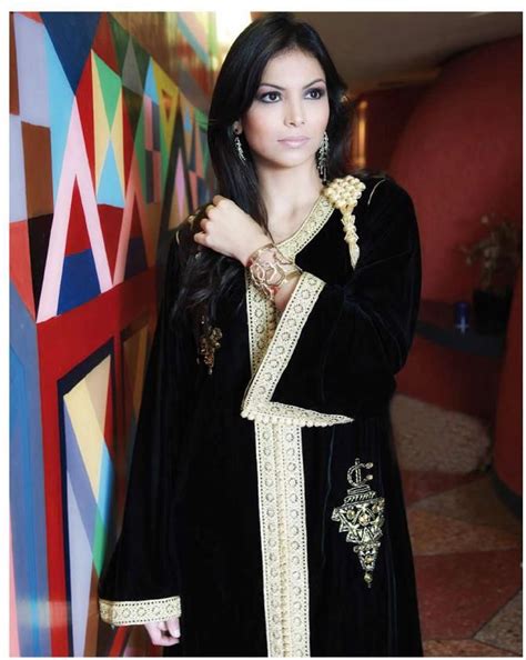 Berber Moroccan Girl In A Traditional Berber Dress Designed With