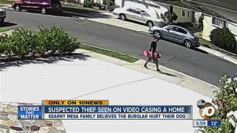 Suspected Thief Seen On Video Casing Home YouTube